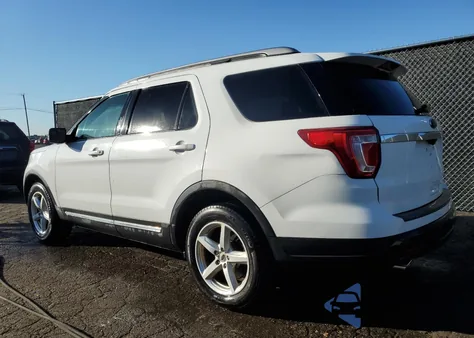 2018 Ford Explorer Xlt z USA, uszkodzony, nr VIN 1FM5K7DH5JGC32347